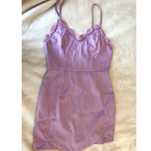 Lavender Bodycon Dress (Tobi)